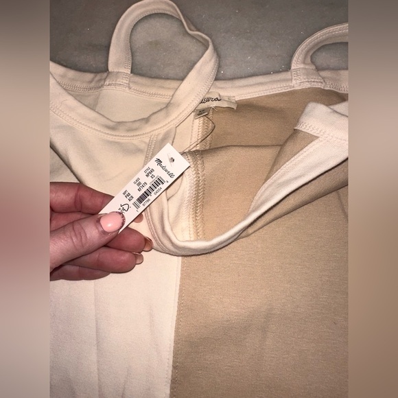 NWT Madewell Size XS Women's Beige Tank Top - Picture 7 of 10